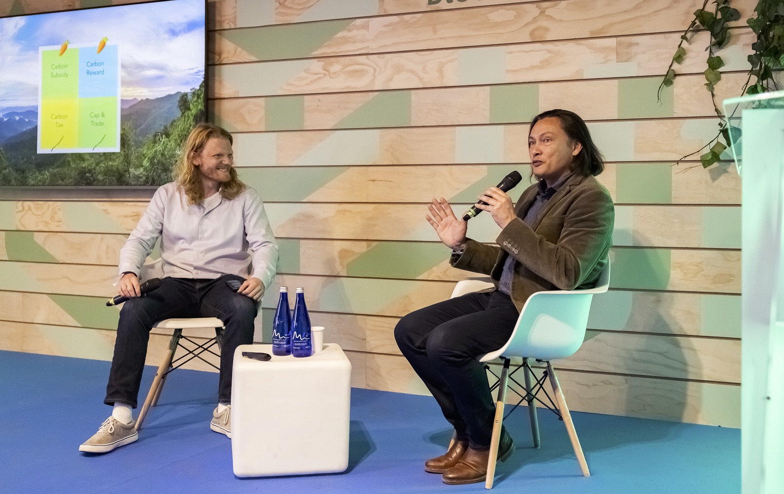 Panel discussion at climate summit
